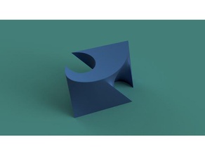 wave vase Container 3d print model - Mito3D