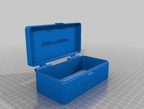 my customized hinged box v2 nikki organization 3d print model - Mito3D