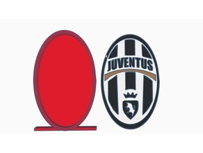juventus-Lampe sport im freien 3d-slash futbol Italienisch prusa i3 mk2 turin 3d print model - Mito3D