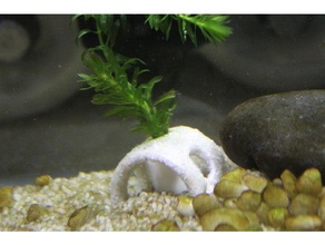 simples de camarão do tubo animais estimação aquário caridine tanque 3d print model - Mito3D