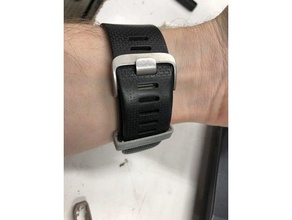 fitbit surge hr watchband loop accessories 3d print model - Mito3D