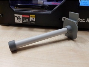 simple replicator 2x spool holder rollenhalter 3d printer accessories 3d print model - Mito3D
