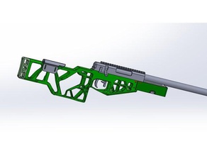 personalizado l96 airsoft bem hobby acessórios partes sniper rifle 3d print model - Mito3D