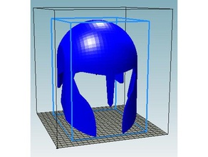 spartan-Helm Kostüm 3d print model - Mito3D
