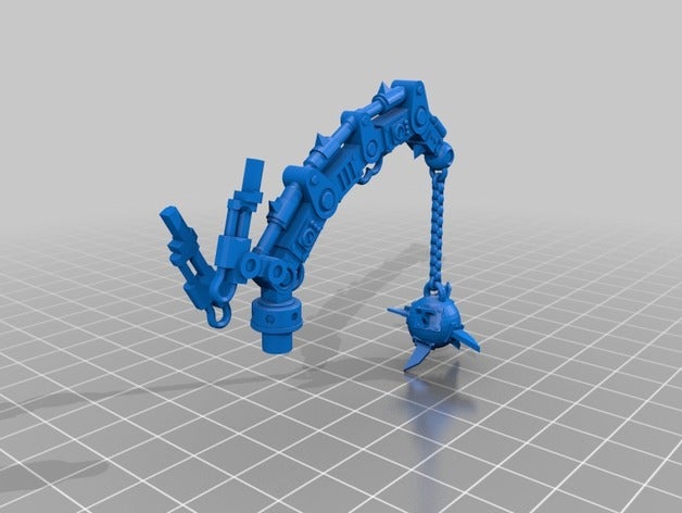 scrap wrecker crane ball toy game accessories 40k car wars gorkamorka 3D print model - Mito3D