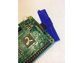 raspberry pi 2 micro sd card holder 3d printer accessories raspberrypi rpi2 3d print model - Mito3D