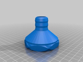 1 inch garden hose adaptor 1m3 rain water container outdoor 3d print model - Mito3D