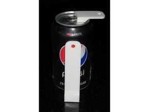 pop en son konserve açacağı mutfak yemek bira flip hediye fikri poptop soda sekme 3d print model - Mito3D