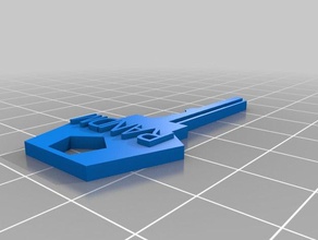 randomly generated key 01 household supplies customized 3d print model - Mito3D