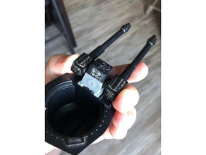 cobra hiss gun bracket toy game accessories gi joe part 3d print model - Mito3D