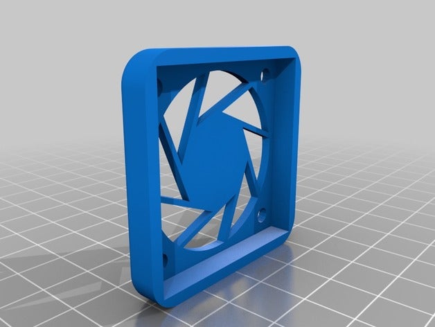 40mm aperture front fan cover cr-10 fang blower 3d printer accessories 3D print model - Mito3D