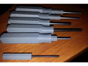 screwdriver allen bit holder hand tools 3d print model - Mito3D