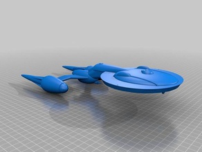 star trek musée vengeur de la classe des véhicules starship tos 3d print model - Mito3D