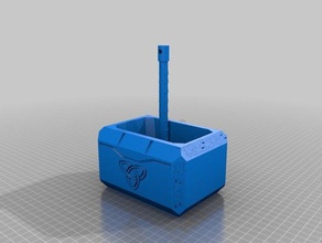 thor o martelo de um vaso planta 3d impressão 3d print model - Mito3D