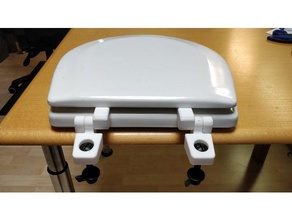 jabsco bemis boat toilet seat hinges replacement parts 3d print model - Mito3D