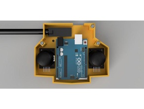 arduino rc transmisor vehículos uno joystick nrf24l01 coche control remoto 3d print model - Mito3D