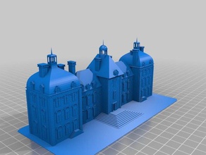 chateau Paris otel 3d baskı 3d print model - Mito3D