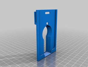 rsa token singola porta badge key clip moda 3d print model - Mito3D