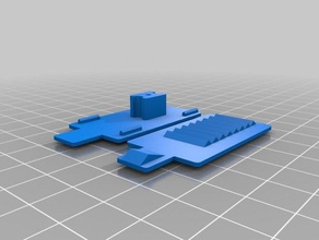 unten duckt clip dolphin pool-Reiniger Roboter - Ersatz Teile Haushalt poolcleaner Ersatz-clip Ersatzteil 3d print model - Mito3D