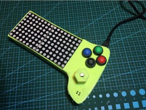 128 Bi-colour led-matrix-Spiel video Spiele 8x8 led-matrix 8-bit g128 retro retrogame videogame Videospiele 3d print model - Mito3D