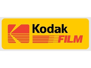 vintage kodak film logo des signes logos 3d print model - Mito3D
