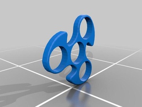 suave gota de fidget spinner los juguetes juegos fácil impresión divertido 3d print model - Mito3D