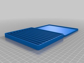 my customised needle filebox tool holders boxes customized 3d print model - Mito3D