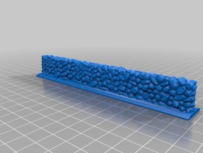 stone walls 28mm scale other 3d print model - Mito3D
