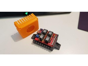 cnc-Kalkan kutusu kaplar arduino durumda cncshield cnc makine router 3d print model - Mito3D