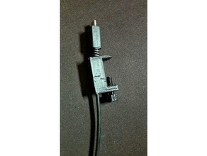 adjustable cableholder organization cable guide holder management utility 3d print model - Mito3D