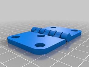 özel parametrik menteşe benim parçaları 3d print model - Mito3D