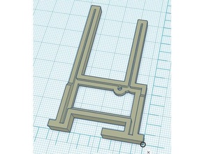 single arm mini loose filament spool full printable 3d printer accessories 3d print model - Mito3D