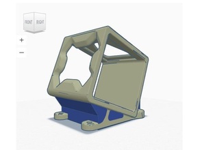 20deg cimri lhi yüksek oturum daha sağlam monte edin 3d baskı 3d print model - Mito3D