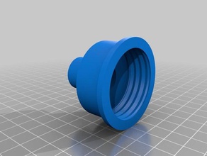 nato gasmask 16mm hose adapter parts 3d print model - Mito3D