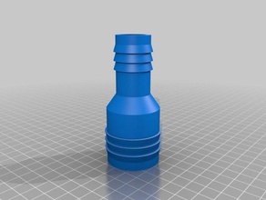 hose adapter parts pool 3d print model - Mito3D