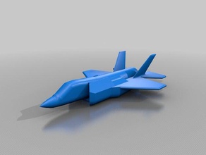lockheed martin f-35 lightning ıı 3d baskı uçak airforce f35 avcı savaş uçağı askeri modeli araçlar bize 3d print model - Mito3D