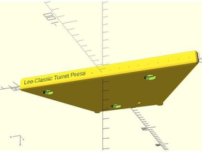 lee bench plate block sport im freien nachladen drücken Werkzeuge 3d print model - Mito3D