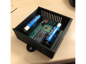 hb-uni-sens-batt-case electronics 3d print model - Mito3D