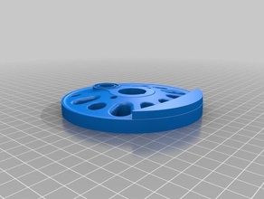 drive wheel front back solid fill vehicles 3d print model - Mito3D