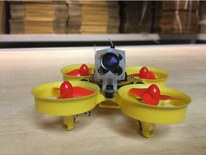 pequeño grito de beebrain v2 dosel rc vehículos drone micro quadcopter marco tinywhoop 3d print model - Mito3D