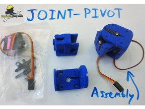 pivoting servo joint module tiny cnc collection robotics arduino arm first hobby mg90s modular sg90 3d print model - Mito3D