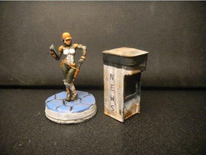 fallout 4 news stand 3d printing 28mm post-apocalyptic scatter terrain 3d print model - Mito3D