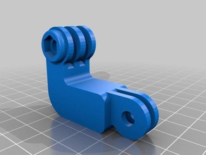 gopro adattatore angolare la fotocamera mount 3d print model - Mito3D