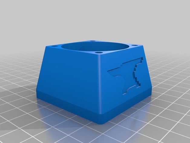 fan adapterduct 3d printer parts 3D print model - Mito3D