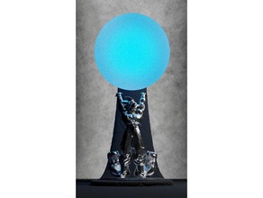 stand lamp goku decor dragonball fun gift led light rgb sculpture toy 3d print model - Mito3D