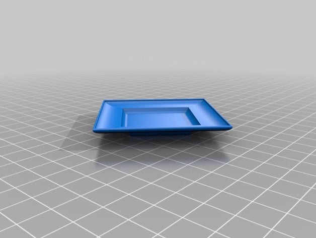 Teller teller 4 Seiten Haushalt 3D print model - Mito3D