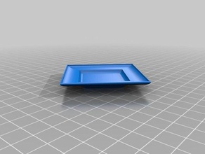 plate teller 4 sides household 3d print model - Mito3D