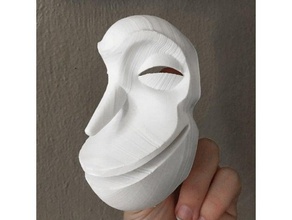 congolese maschera sculture 3d print model - Mito3D