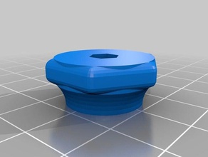 38 parafuso hex botão diy personalizado 3d print model - Mito3D