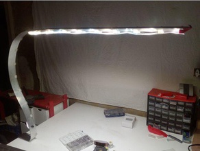 led de alumínio lâmpada mesa diabo pequeno do agregado familiar perfil diy listra 3d print model - Mito3D